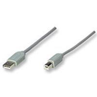 CABLE USB,MANHATTAN,317863, A-B 3.0M, GRIS CABLE USB,MANHATTAN,317863, A-B 3.0M, GRIS